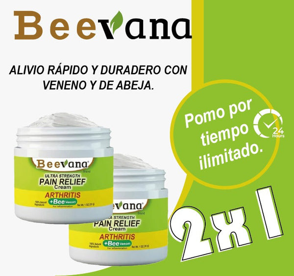🌿🌿Crema Natural para Dolor de Hueso y Articulaciones,Beevana Ultra strength🌿🌿      🔥Aprovecha nuestra oferta de 2x1-Paga 2 y lleva 4🔥